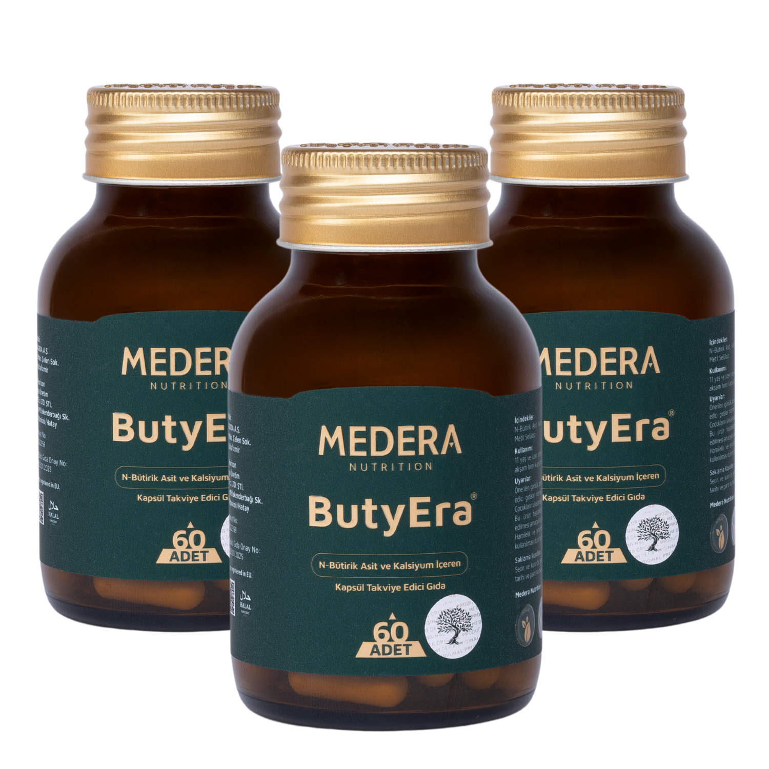 Medera ButyEra® 60 Kapsül 3'lü Paket